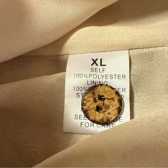 VICI Bohemian Off-Shoulder Maxi Dress - Brown Tan High Low Ruffle Boho Festival - Picture 11 of 13